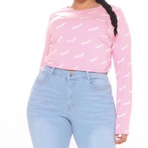 His Dollface Long Sleeve Top